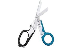 Elegital Emergency Response Shears,Stainless Steel Foldable Trauma shears,Outdoor Camping Rescue Tools