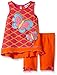 Rare Editions Girls' Little Butterfly Short Set, Fuchsia/Orange, 5