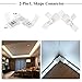 Yifantacy LED Strip Light Connectors Kits, 2-Pin 8mm Connector, Adapter Cable, L and T Shape Connector, Mounting Brackets and Srews, (Ideal for 2-Pin 8mm Wide 3528/2835 Single Color LED Tap)