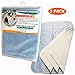 PORKCHOP'S Washable Pee Pads for Dogs, Reusable Pet Pee Pads, Reusable Pee Pads for Dogs, Machine Washable, Waterproof (3) PACK LARGE 23x36, Housebreaking, Incontinence, Quality 4 Layer Protection