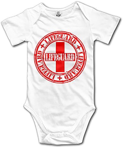 Lifeguard Stations Infant Boys Girls Baby Onesie Bodysuit Organic