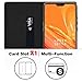 Simicoo OnePlus 6 Flip PU Leather Slim Fit case Card Holster Stand Magnetic Cover Clear Silicone TPU Full Body Shockproof Pocket Thin Wallet Case for OnePlus 6 One Plus 6 1+6 (Black, OnePlus 6)