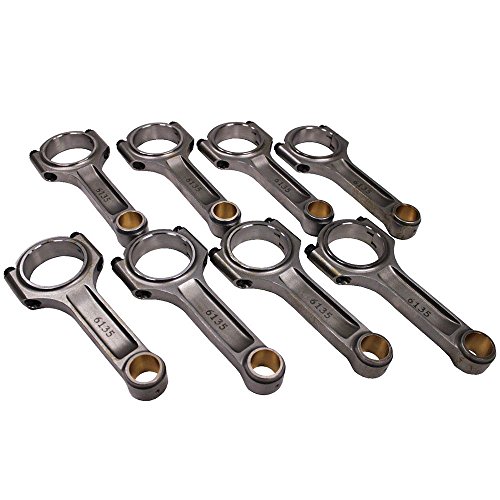 I Beam Race 6.135" 2.200" .990" Bronze Bush 4340 Connecting Rods Chevy BBC