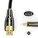 KabelDirekt – 6 feet 4K 60Hz DisplayPort Cable, Version 1.2, Male Connector with Locking and Nylon Sheath – Pro Series