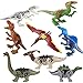 MUMBABYTOYS 8pcs Color Dinosaur DIY Assembly Building Blocks Toys,Dinosaur Figures Bricks Toys for Boys Girls Birthday