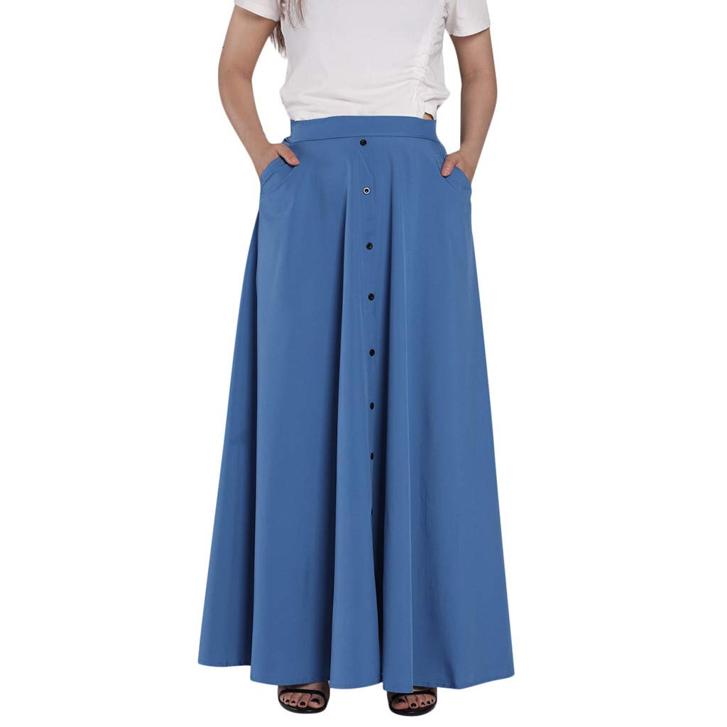 high waist maxi dress