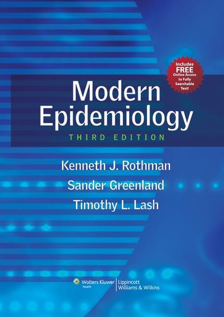 Modern Epidemiology: 9781451193282: Medicine & Health Science