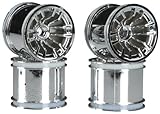Duratrax Wheel Set Chrome Evader EXT2 (4-Piece)