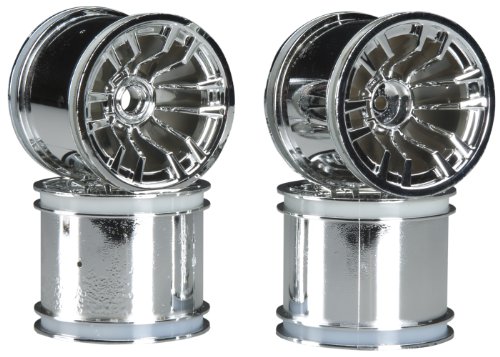 UPC 753600299564, Duratrax Wheel Set Chrome Evader EXT2 (4-Piece)