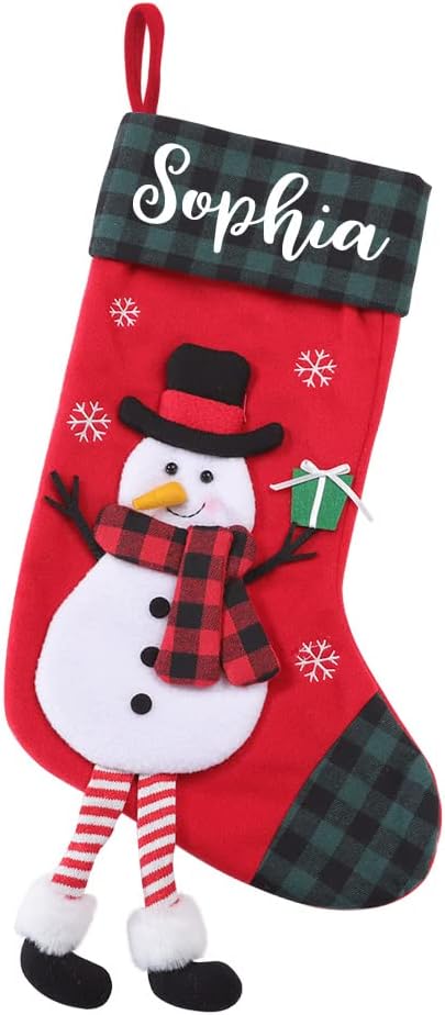 Stockings & Holders - Dreamdecor Personalized Christmas Stockings with Name, 17.3