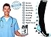 Physix Gear Compression Socks for Men & Women 20-30 mmhg, Best Graduated Athletic Fit for Running Nurses Shin Splints Flight Travel & Maternity Pregnancy - Boost Stamina Circulation & Recovery BLU LXL