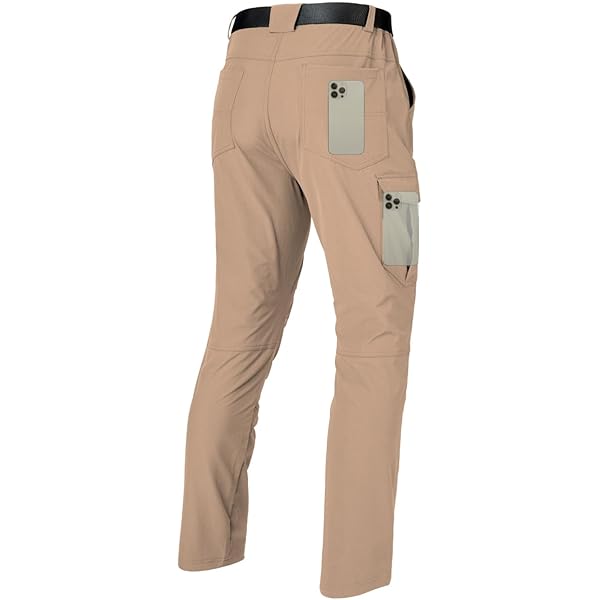 Pantalones Cargo Para Hombre: Ligeros, Resistentes Al Agua, Secado Rápido, Con Múltiples Bolsillos - Ideales Para Senderismo Y Outdoor