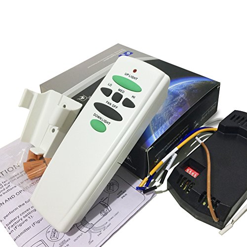 Ceiling Fan Remote Control Kit With Receiver Replaces Hampton Bay