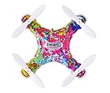 Dayan Anser Mini Drone RC Quadcopter, CX-10D CX 10D Pocket Hand Blade Nano Helicopters, Intelligent Fixed Altitude RC Aircraft, 3D Flip, One-Key Landing and Take Off, Colorful