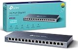 TP-Link TL-SG116 16-Port Desktop Gigabit Network Switch Green Power Saving QoS view 1