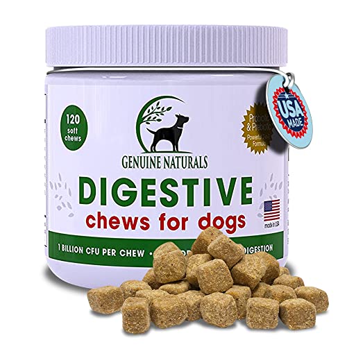 Genuine Naturals Digestive Supplement for Dogs Probiotics