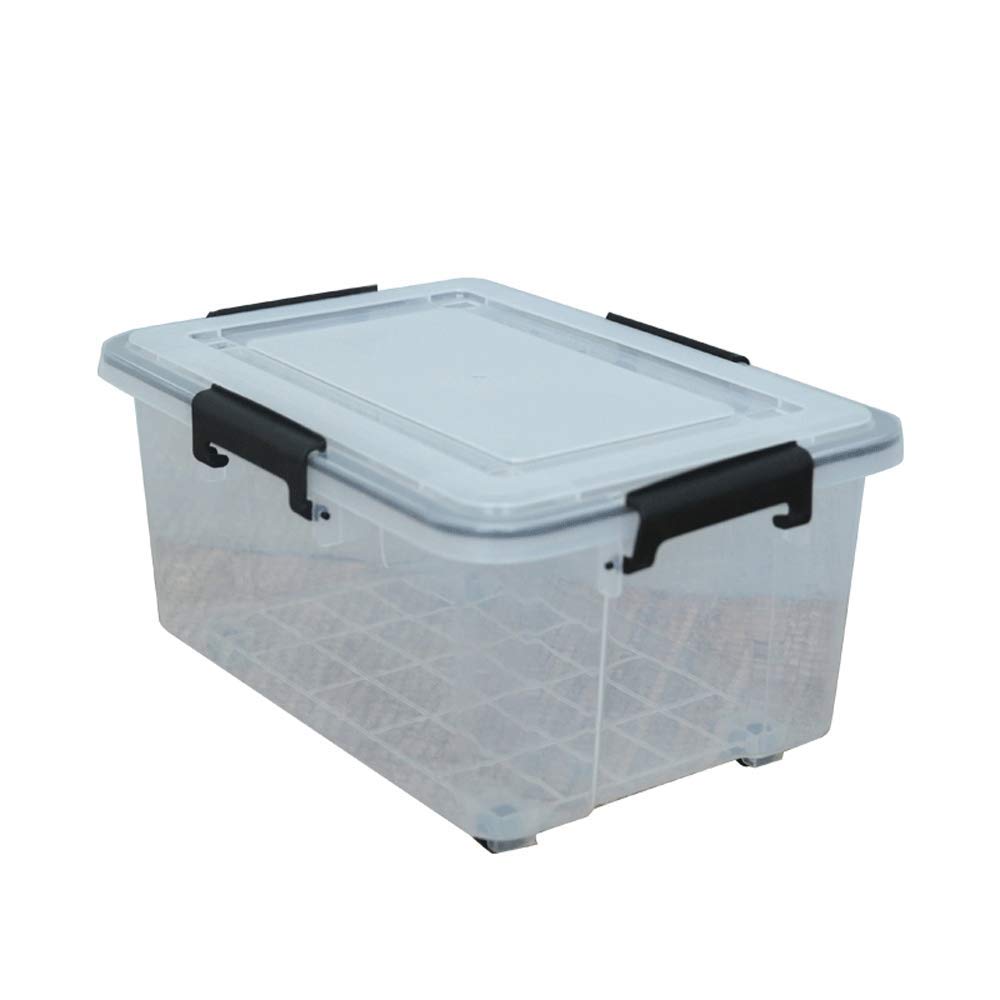 Amazon Com Dafei Storage Bins With Lid 24l Large Clear