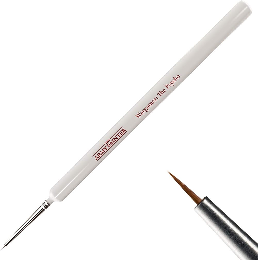 The Army Painter Psycho Brush Detail Paint Brush Rothmarder Sable Hair