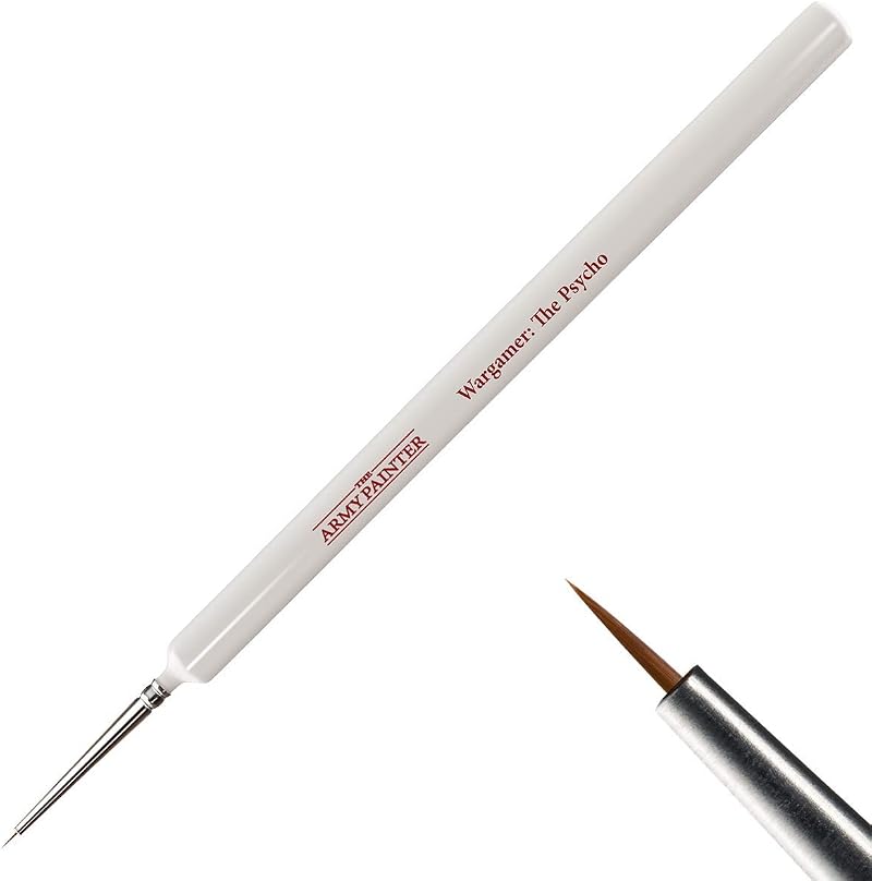 The Army Painter Psycho Brush Detail Paint Brush Rothmarder Sable Hair