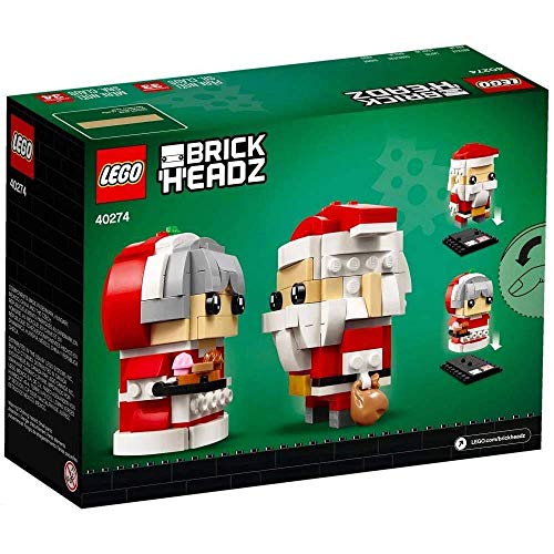 LEGO Herr und Frau Weihnachtsmann - Wünsche Frohe BrickHeadz™ Weihnachten – mit Herrn und Frau Weihnachtsmann! – Bild 5