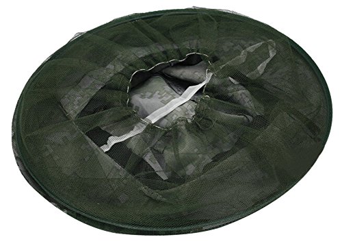 Natuworld Outdoor Camouflage Anti-mosquito Bees Fly Hat with Veil Mosquito Head Net Mesh Beekeeping Face Mask Face Protection