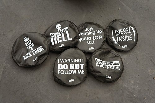 Yeah Racing 1/10 Tire Cover For 1.9 Crawler Wheels - Crawl From Hell #YA-0490 - Thumbnail 4