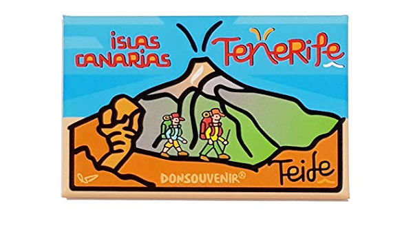 DONSOUVENIR MAGNETICO Tenerife. Modelo: TEIDE. IMAN ...