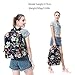 VASCHY Backpack for Women, Water Resistant High School Girls Bookbag Travel Backpack for Teens with Water Bottle Pockets