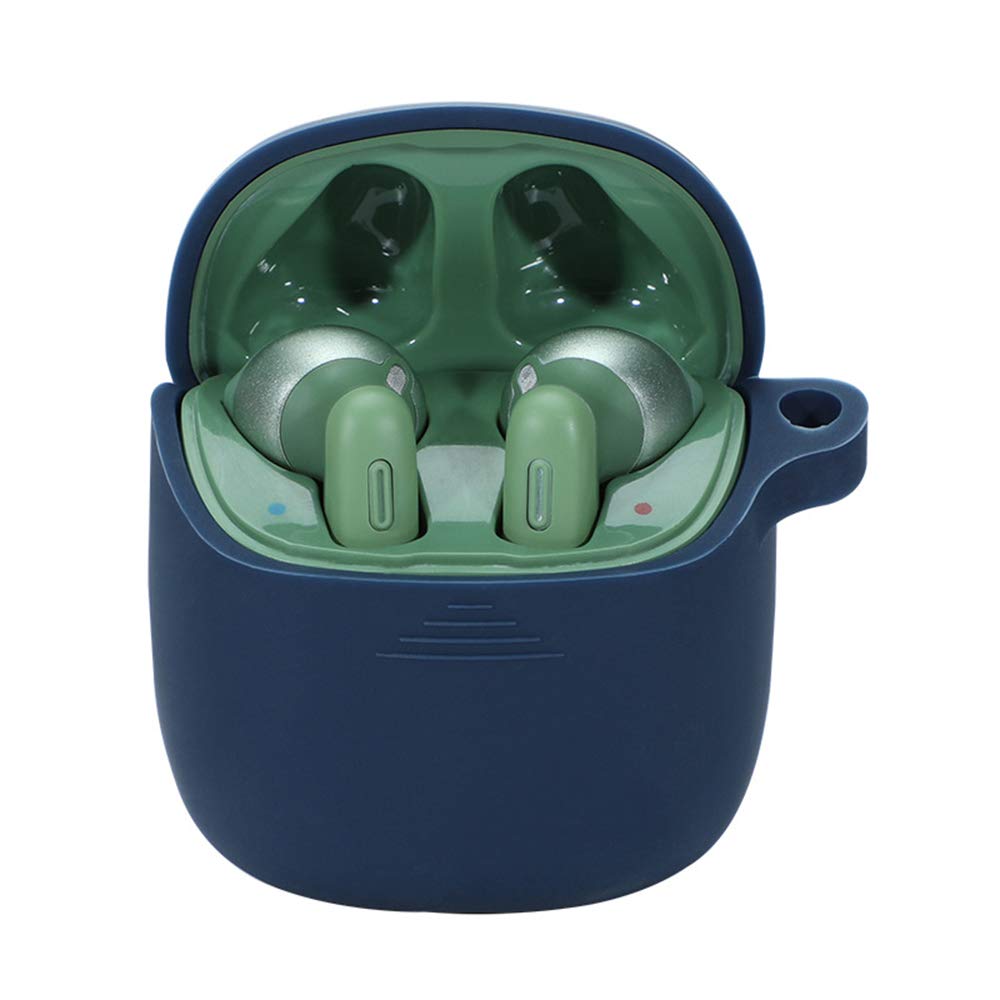 NOKOER JBL Tune 225TWS/220TWS Silicone Case, JBL Tune 225TWS/220TWS Case Cover, Ultra-Slim, JBL Tune 225TWS/220TWS Protective Case – Dark Blue