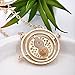 lureme Fashion New Style Gold Tone Time Hourglass Necklace Time Converter Necklace Circular Pendant(01003558)