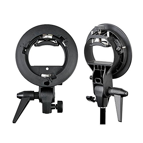 Godox S Type Bracket Stable Bowens S Mount Holder for Speedlite Flash Snoot Softbox Photo Studio Plastic Umbrella Mount Bracket