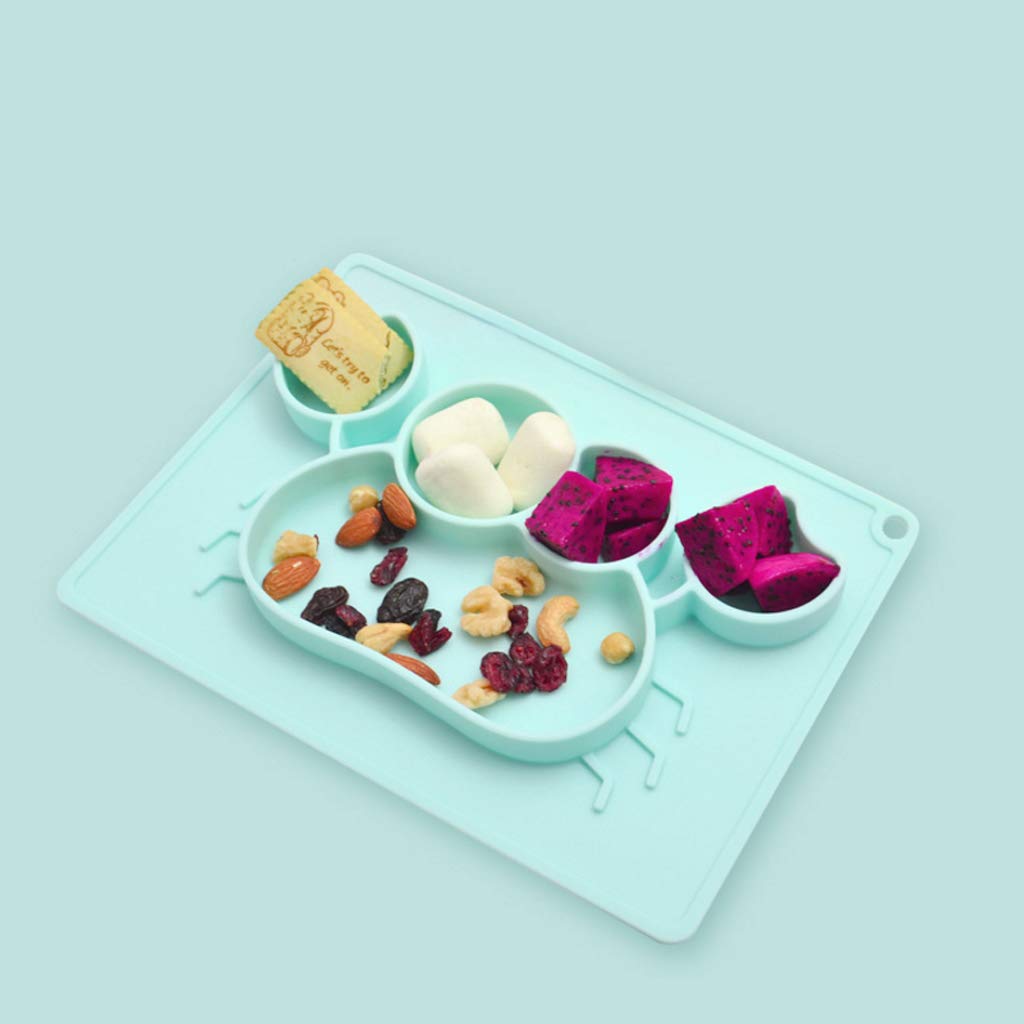 Manyo Assiette A Ventouse Pour Bebe Ventouse En Silicone Rectangulaire Crabe De Dessin Anime Plateau Enfant Repas Assiette Compartiment Rose Bebe Puericulture Assiettes Et Bols