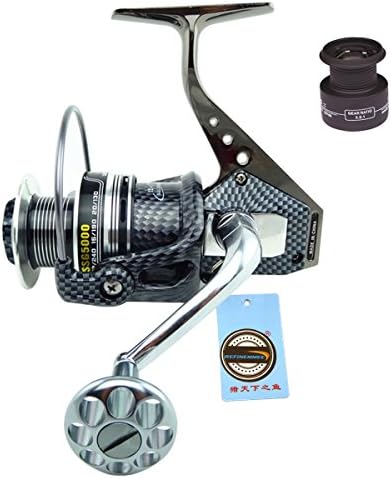 Left/Right Handed Spinng Fishing Reels Full Metal Body 12+1 Ball Bearings for Saltwater Freshwater by Refinemmee (SSG7000)