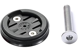 Cestbon Gravity Cap Computer Mount for Garmin Edge Wahoo Elemnt Mini Blot Roam Bryton Rider Stages Dash Bicycle Stem Headset Top Cap Mount Black