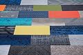 Nance Industries 17665 Peel and Stick Commercial Carpet Tile, 12"X36", Assorted Colors, 10 Planks