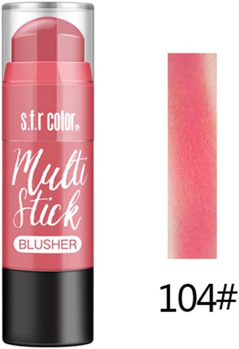 Wishwin Face Blush Makeup Cream Face Blush Stick Red Pink Lip Cheek Blush Stick