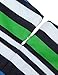 FSOOG Summer Striped Sleeveless Wear to Work Casual Party Pencil Business Dress M Green