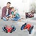 VATOS RC Stunt Car Remote Control Car 4WD Off Road RC Flip Car, 360° Spins & Flips 180° Swing with Led Lights 2.4Ghz Double Sided Rotating Tumbling 3D Deformation Dance Car Kids Toy for Boys Girls