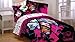 Monster High Dolls Ghouls Back 4pc Full Bed Sheets Set