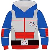 Pexlaxy Boys Kid Danger Hoodie Sweatshirt Halloween Cosplay Costume Coat for Child