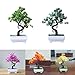 narutosak Artificial Plants Potted Tree Bonsai Simulation Plant Home Decor Table Centerpieces - Green