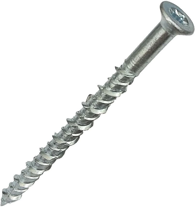 Easydrive Countersunk Head Concrete Screws 6 x 60mm 100 Pack Amazon.co