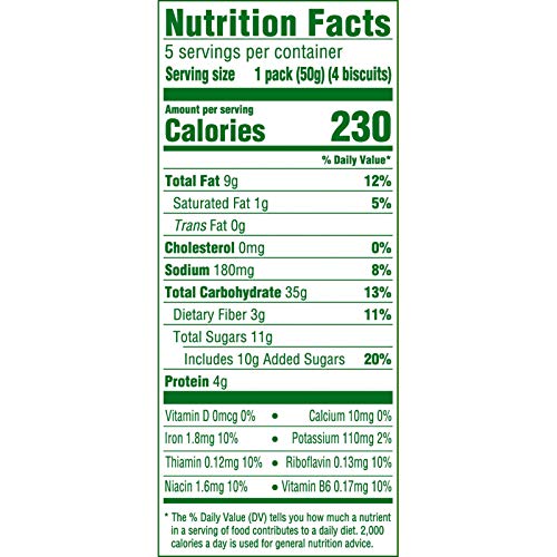 belVita Breakfast Biscuits, Vanilla Oat Flavor, 5 Packs (4 Biscuits Per