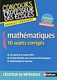 MATHEMATIQUES - ADMISSIBILITE 2015 by 