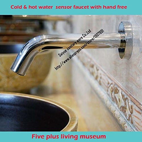 Tyrants Faucet Kitchen fashion three sink faucet 3 holes basin with double handle bathroom faucet wash basin mixer, chrome, AC DC cold hot water