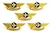 Kids Party Favors Airplane Pilot Wings Plastic Pins Lot of 5
