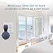 Outlet Wall Mount Holder Stand 2 Packs for Home Voice Assistants 2nd Generation Plug in Study, Kitchen, Bedroom, Bathroom (Short Cable Included, Black)