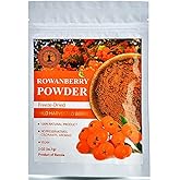 Wild Harvested Rowanberry Freeze-Dried Powder – 2 Oz – Natural Rowanberry Powder, No added sugar, No GMOs