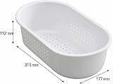 Franke Artic White Strainer Bowl 112 mm Height 177x315 mm view 2