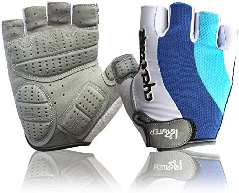 CYCLE ZONE Hand Protection Half Finger Cycling Gloves Shockproof Non-slip Breathable Outdoor Sports Gloves for Men (XL)